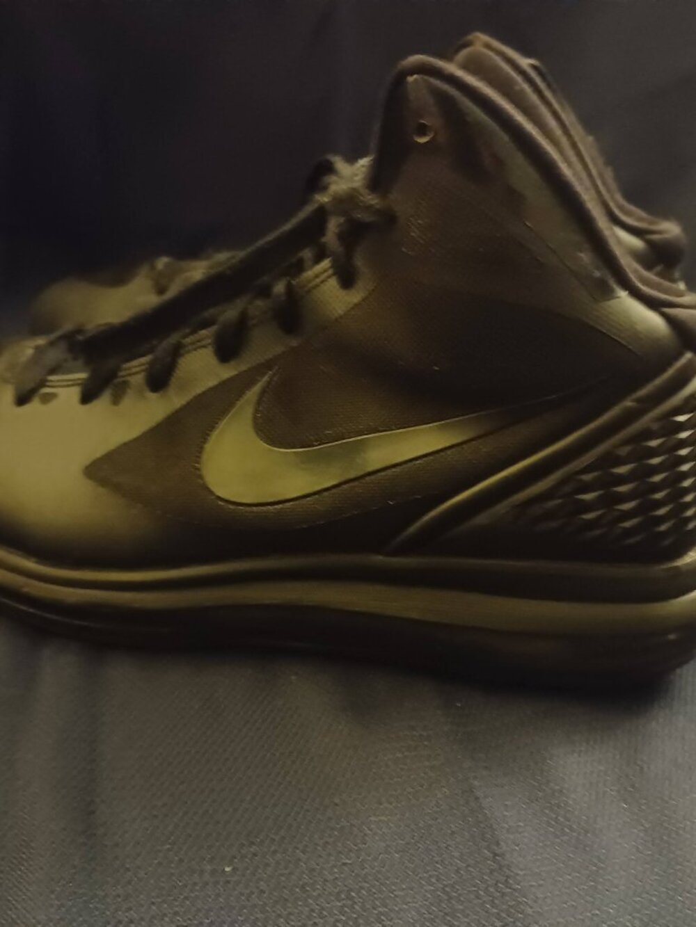 Nike Zoom Hyperdunk 2011 Triple Black Basketball Shoes Men’s 6.5
